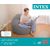 Intex Inflatable Lounge Chair Grey, 114x114x71 cm