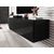Cama Meble Cama Living room cabinet set VIGO SLANT 8 black/black gloss
