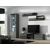 Cama Meble SOHO 1 set (RTV180 cabinet + S1 cabinet + shelves) Grey/Gloss grey