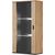 Cama Meble Cama SOHO 5 set (RTV180 cabinet + wall unit + shelves) oak lefkas + black