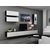 Cama Meble Cama Living room cabinet set VIGO 12 black/white gloss