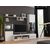 Cama Meble Cama storage cabinets set NICK 220/41/190 white matte/black gloss
