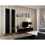 Cama Meble Cama Living room cabinet set VIGO 4 white/black gloss