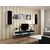 Cama Meble Cama Living room cabinet set VIGO NEW 10 white/black gloss