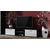 Cama Meble SOHO 1 furniture set (RTV180 cabinet + S1 cabinet + shelves) Black / White Gloss