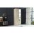 Top E Shop Topeshop ROMANA 80 SON L bedroom wardrobe/closet 5 shelves 2 door(s) Oak