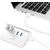 AUKEY CB-H5 Aluminium HUB USB-A | 4in1 | 4xUSB 3.0 | 5Gbps USB / Type-C Hub