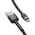 Baseus Cafule Micro USB cable 2.4A 0,5m (gray + black)