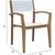 Krēsls MALDIVE 62x62xH91cm, balts