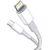 USB-C to Lightning Baseus High Density Braided Cable, 20W, PD, 2m (white)