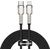 USB-C cable for Lightning Baseus Cafule, PD, 20W, 2m (black)