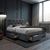 Кровать GLOSSY 160x200см с матрасом HARMONY TOP POCKET, серый