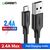 UGREEN micro USB Cable QC 3.0 2.4A 1.5m Black (Ir veikalā)