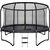 Malatec 366cm HQ garden trampoline - internal net (13357-uniw)