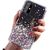 Fusion glue glitter silikona aizsargapvalks Apple iPhone 13 melns