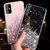 Fusion glue glitter silikona aizsargapvalks Apple iPhone 13 Pro Max melns
