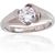 Серебряное кольцо #2101710(PRh-Gr)_CZ, Серебро	925°, родий (покрытие), Цирконы , Размер: 18, 4.9 гр.