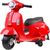 Bērnu elektriskais motorollers Vespa, sarkana