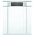 Bosch Serie 2 SPI2IKS10E dishwasher Semi built-in 9 place settings F