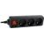 Energenie Gembird EG-PSU3F-01 UPS power strip, 3 FR sockets, C14 plug, 10A, 0.6m cable, black color