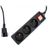 Energenie Gembird EG-PSU3F-01 UPS power strip, 3 FR sockets, C14 plug, 10A, 0.6m cable, black color