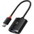 Baseus Lite Series HDMI to VGA adapter with audio (black)