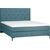 Bed LEONI 160x200cm, blue