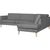 Corner sofa LISANNA RC grey Диваны