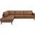 Corner sofa LUCAS LC brown