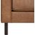 Corner sofa LUCAS RC brown