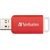 Verbatim DataBar USB 2.0    16GB Red