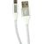 Omega cable microUSB - USB 1m braided 2A, silver