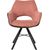 Pusdienu krēsls EDDY 60x62xH81,5cm, laša rozā/tumši pelēks