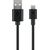 Goobay Micro USB charging and sync cable 46800 Black, USB 2.0 micro male (type B), USB 2.0 male (type A)