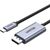 UNITEK V1409A cable gender changer USB-C DisplayPort Black, Grey