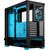 Fractal Design Pop Air RGB  Cyan Core TG Clear Tint, ATX, mATX, Mini ITX, Power supply included No