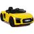 Bērnu vienvietīgs elektromobilis Audi R8 Spyder, dzeltens