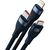 3in1 USB cable Baseus Flash Series 2, USB-C + micro USB + Lightning, 100W, 1.5m (blue)