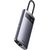 Hub 4in1 Baseus Metal Gleam Series, USB-C to 3x USB 3.0 + Ethernet RJ45 USB / Type-C Hub