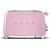 SMEG TSF03PKEU 50's Style Aesthetic Tosteris 4x4 Glossy Pink