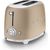 SMEG TSF01CHMEU 50's Style Tosteris Matt Gold