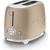 SMEG TSF01CHMEU 50's Style Tosteris Matt Gold