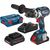 Bosch GSR 18V-110 C, 2x4.0Ah ProCORE18V, GAL 18V-40 Urbjmašīna