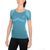 Mico Woman Half Sleeves Round Neck Shirt / Zila / XXS / XS