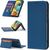 Fusion Magnet Card книжка чехол для Samsung A526 / A525 / A528 Galaxy A52 5G / A52 4G / A52s синий