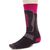 Mico Kids Superthermo Ski Sock / Melna / Violeta / 30-32