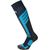 Mico Kids Medium Weight Performance Ski Sock / Melna / Zaļa / 24-26