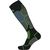 Mico Medium Weight Performance Ski Sock Lycra / Melna / Zaļa / 44-46