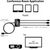 CLUB 3D USB Type C + HDMI™ + MiniDisplayPort™ 1.2 to HDMI™ 4K60Hz HDR M/M Active Adapter 32AWG