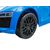 Bērnu Audi R8 vienvietīgs elektromobilis, zils